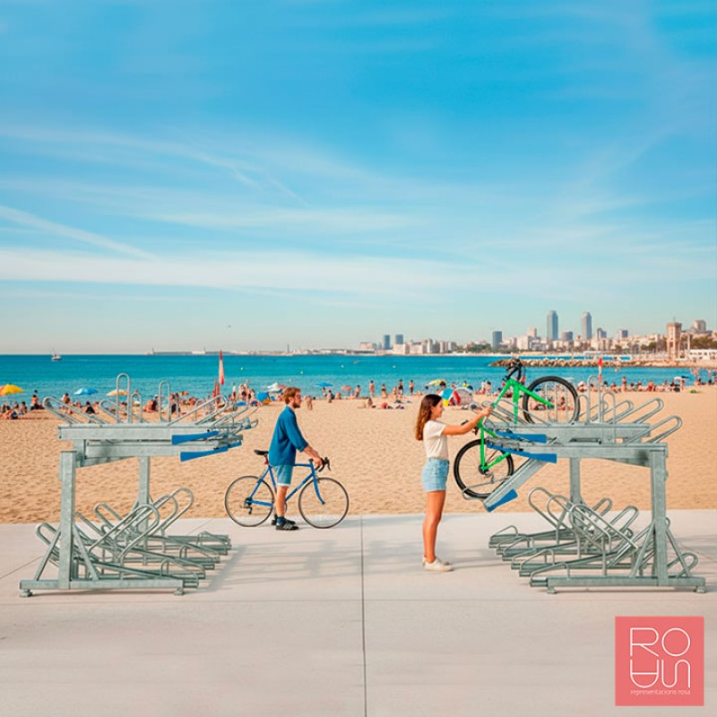 Aparcabicicletes de Doble Alçada Horizonte | Màxima Optimització de l'Espai